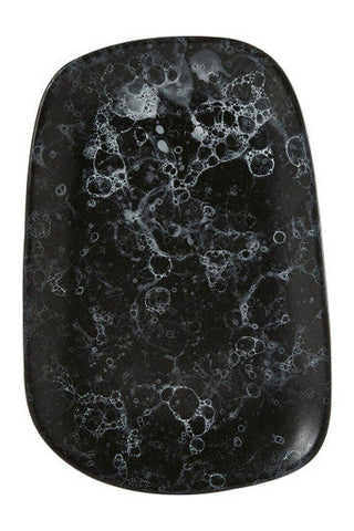 Hygge Small Black Marble Effect Serving Platter