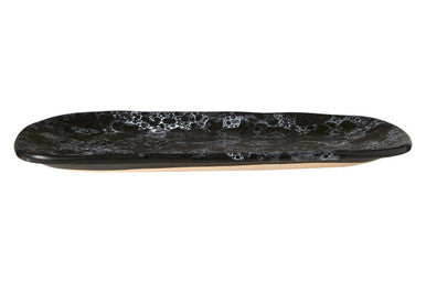 Hygge Large Black Marble Effect Serving Platter