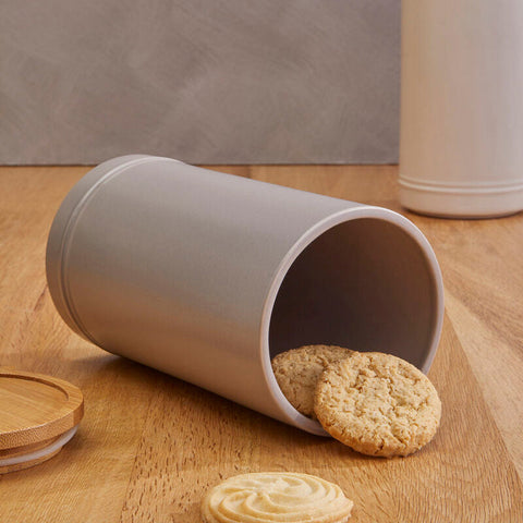 Fenwick Grey Large Stoneware Canister