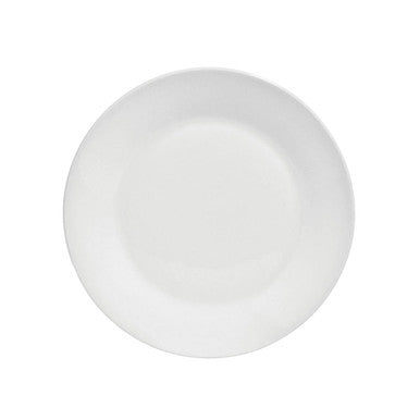 Elmira 16Pc White Porcelain Coupe Dinner Set