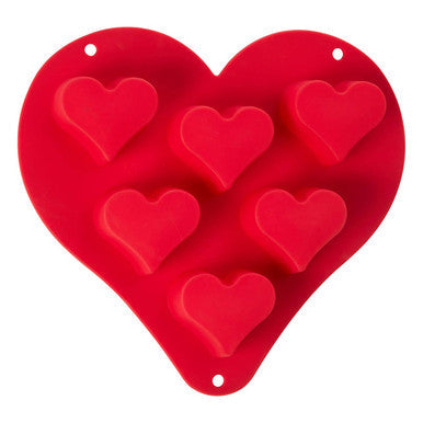 Mimo 6 Cup Heart Cake Pan