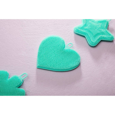 Mimo Set of 3 Teal Silicone Dish Scrubbers