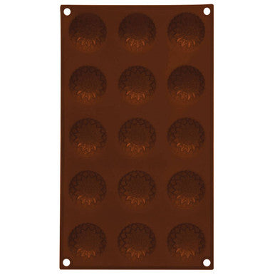 15 Flower Shape Silicone Chocolate Mould