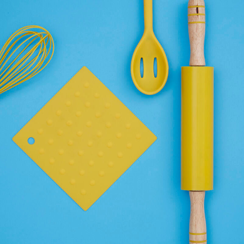 Zing Yellow Silicone Rolling Pin