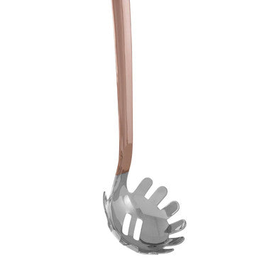 Freya Stainless Steel Spaghetti Spoon with Copper Finish Handle