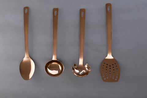 Freya Rose Gold Finish Slotted Turner
