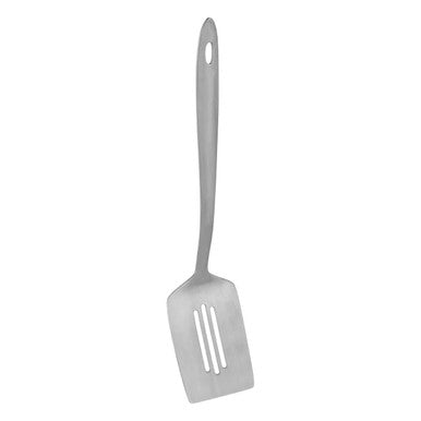 Hera Brushed Stainless Steel Slotted Turner