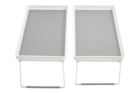 Romm Set Of Two Foldable Cabinet Racks