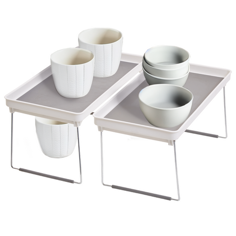 Romm Set Of Two Foldable Cabinet Racks