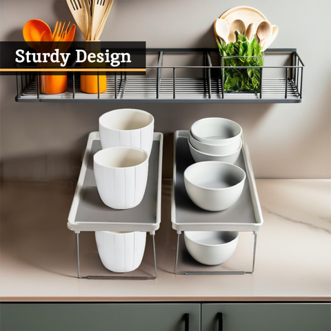 Romm Set Of Two Foldable Cabinet Racks
