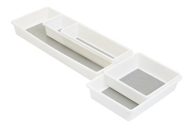 Romm Set Of 5 Plastic Drawer Organiser