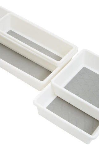 Romm Set Of 5 Plastic Drawer Organiser