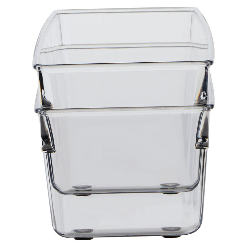 Romm Set Of Two Large Clear Kitchen Organisers