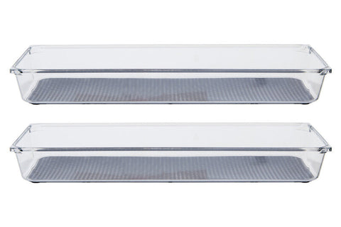 Romm Large Set Of Two Kitchen Organisers With Rubber Insert