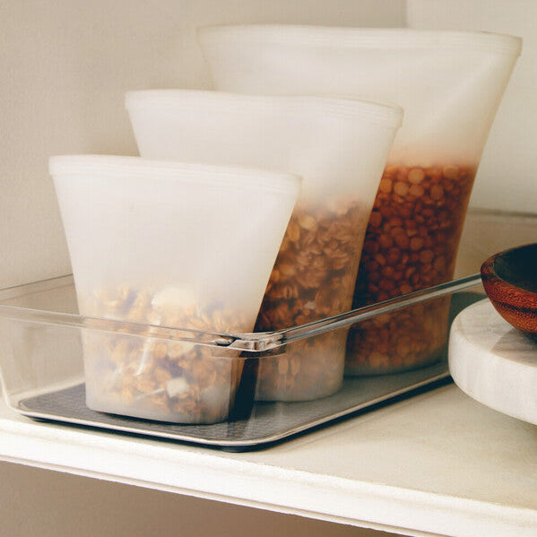 Romm Large Set Of Two Kitchen Organisers With Rubber Insert