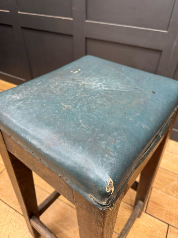 Vintage Railway Stool / Mid Century L.N.E.R train Station / Stool Seating Seat