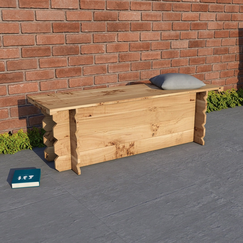 4ft Wooden Bench