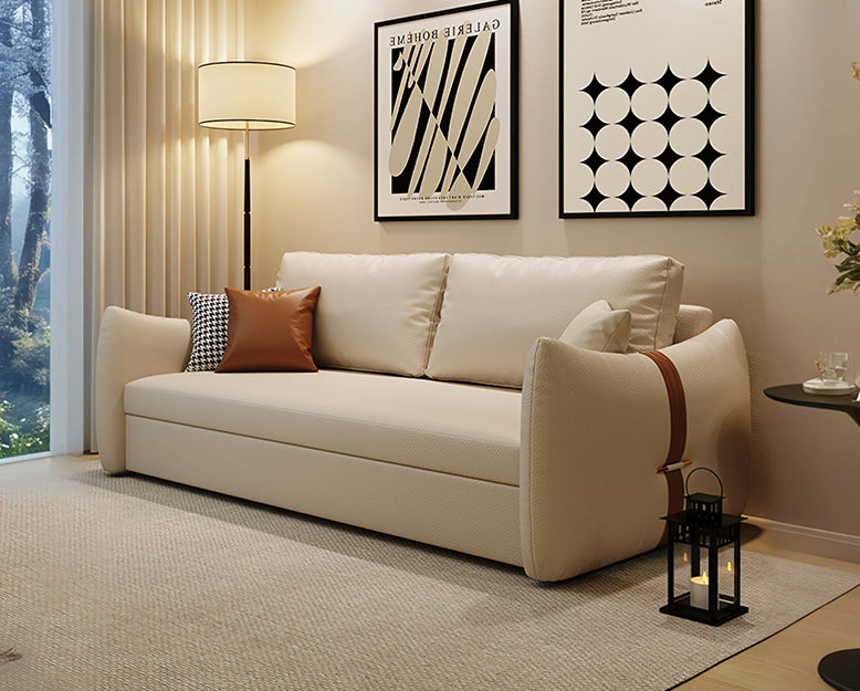 Tanak Two Seater Sofa Bed, Leathaire, More Colours