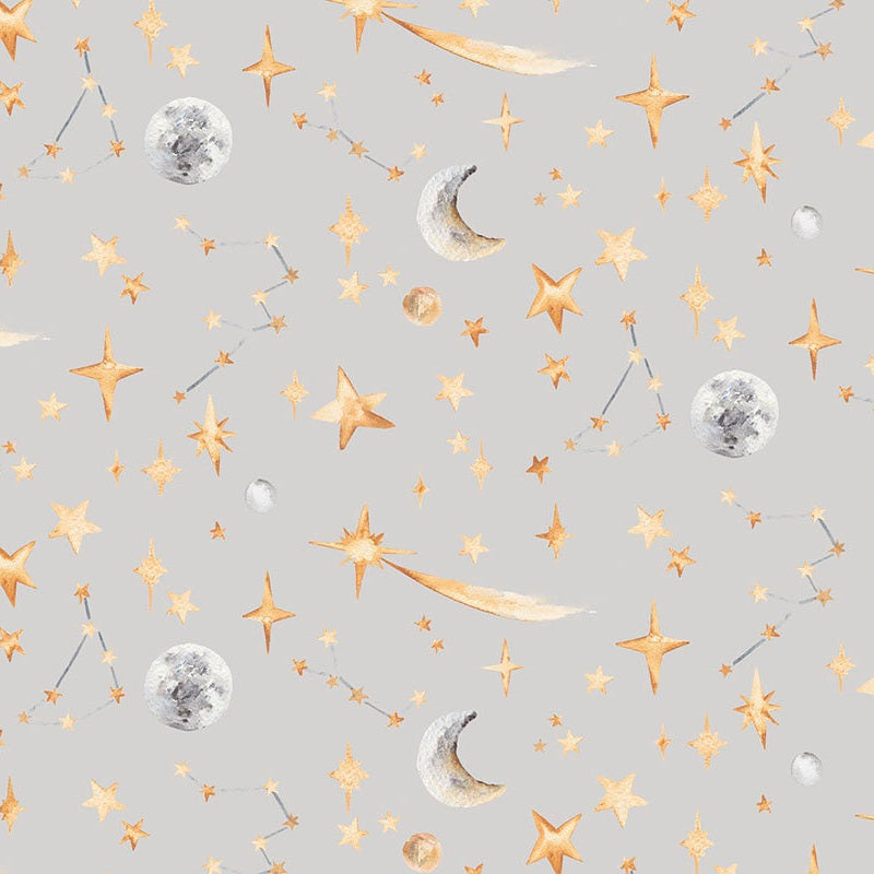Watercolour Stars & Constellation Wallpaper | Celestial Night Sky