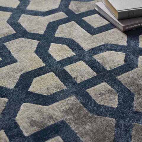 Avanti Navy Moroccan Rug