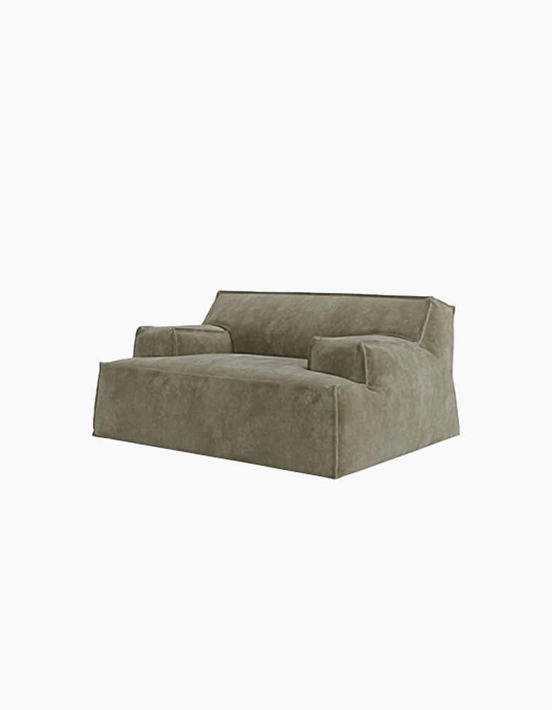 Zephyrine Bean Bag Modular Sofa, Two Seater Sofa