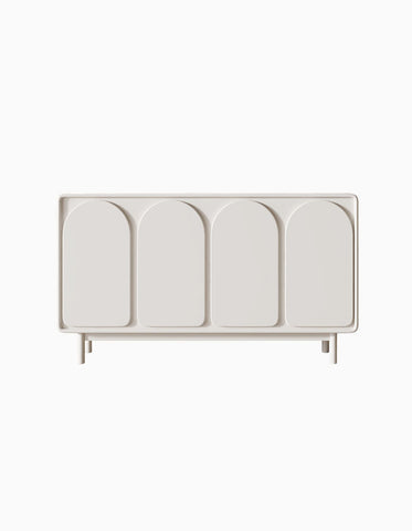 Mediterranean Style Sideboard, White｜ DC Concept