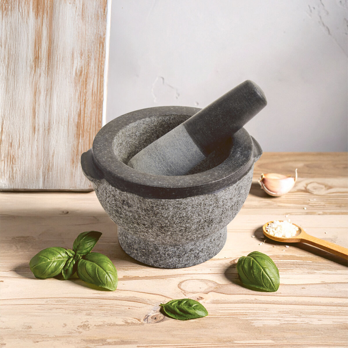 Norse Granite Mortar And Pestle