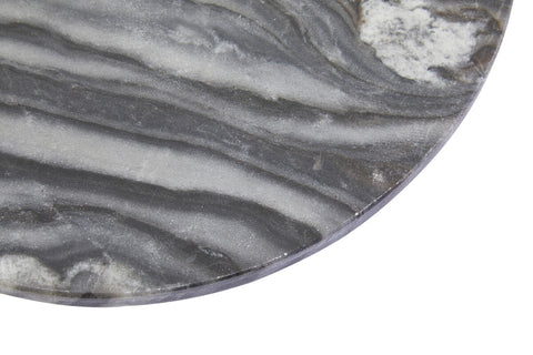 Marmore Grey Marble Round Paddle Serving Board