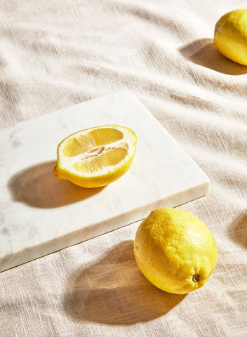 Salerno White Marble Rectangular Chopping or Serving Board