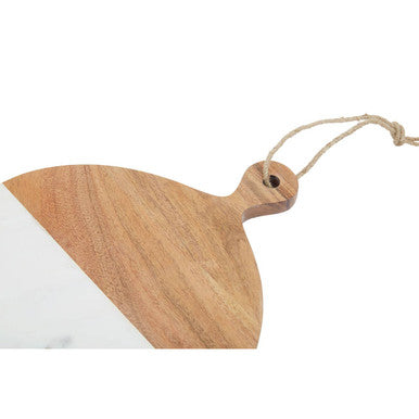 Monzaro Small Marble And Acacia Wood Paddle Board