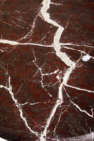 Salmo Red Marble Cake Stand