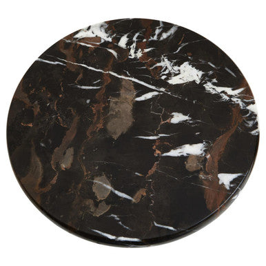 Marmore Black and Gold Marble Cake Stand