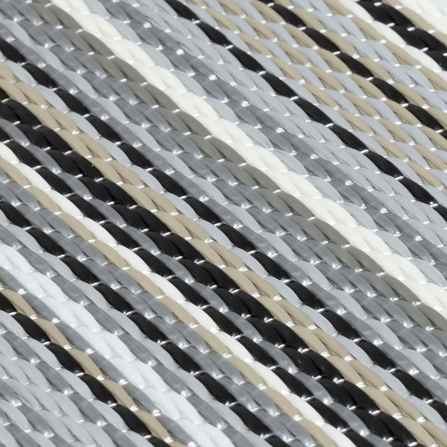 Rainbow Outdoor Rug Grey | 1020