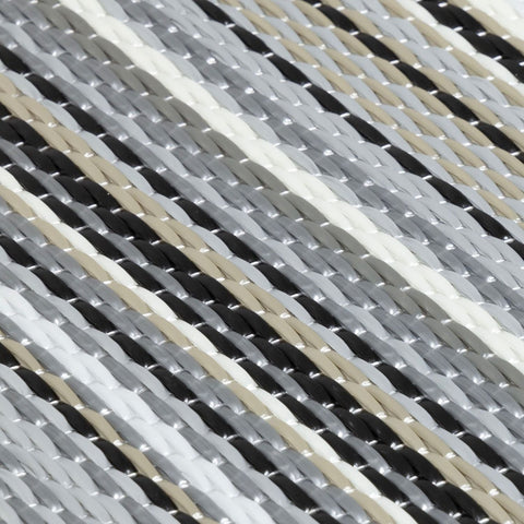 Rainbow Outdoor Rug Grey | 1020