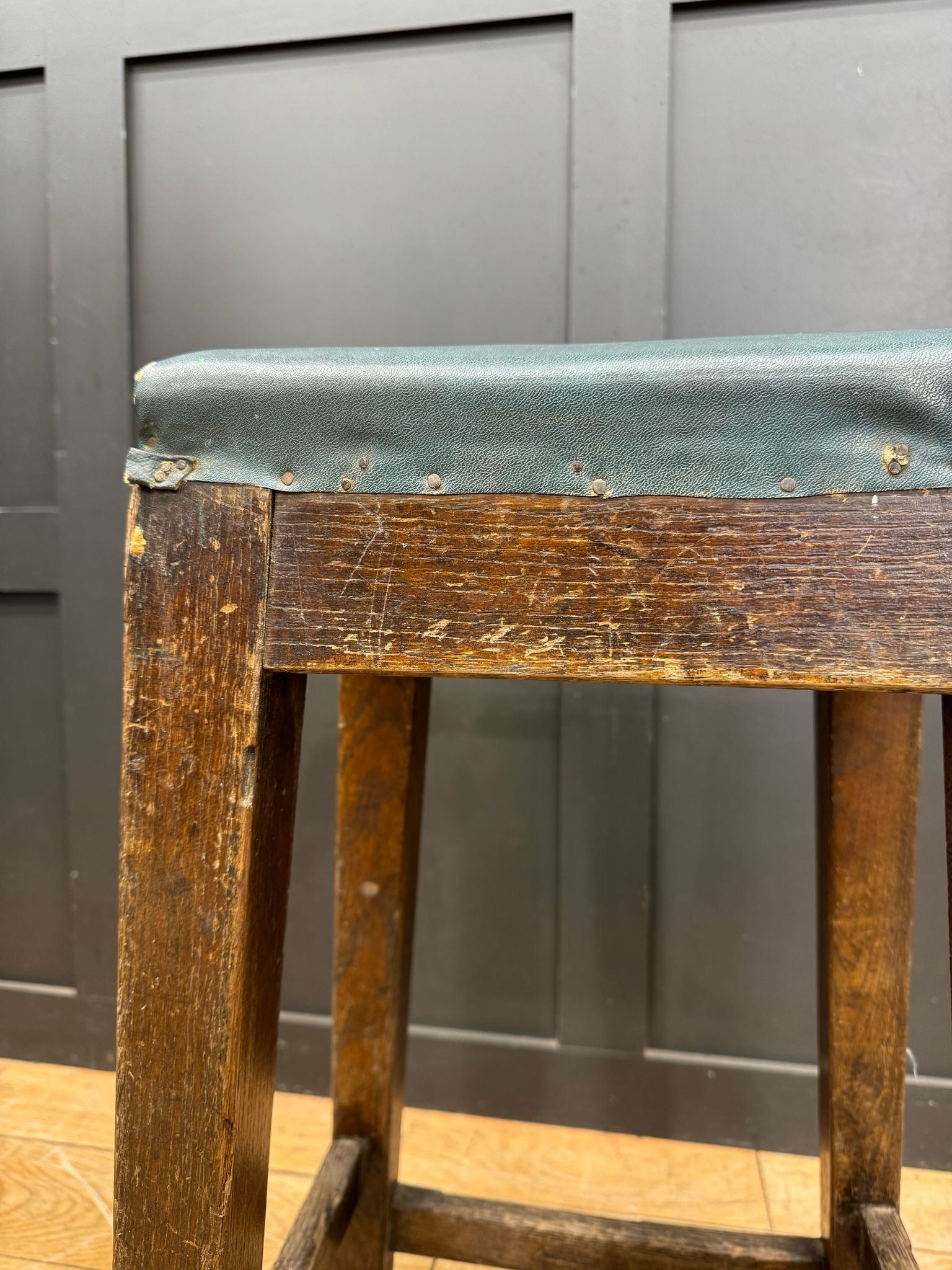 Vintage Railway Stool / Mid Century L.N.E.R train Station / Stool Seating Seat