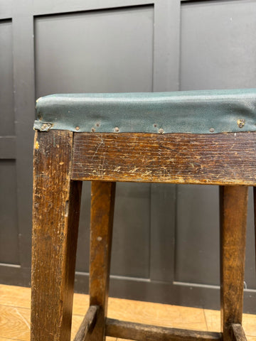 Vintage Railway Stool / Mid Century L.N.E.R train Station / Stool Seating Seat