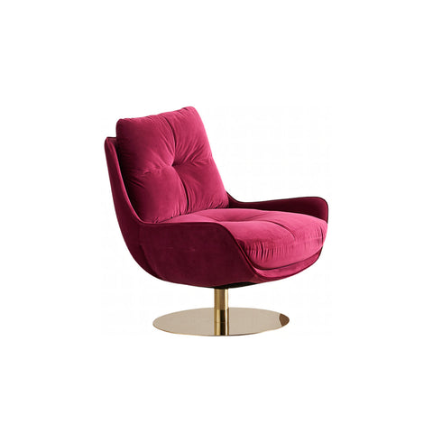 Bonnet Swivel Lounge Chair With Ottoman