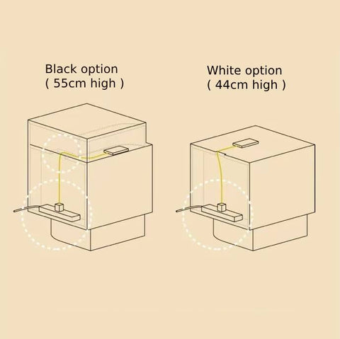 Chatterjee Bedside Table With Book Holder