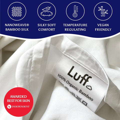 100% Organic Bamboo Silk Deep Fitted Sheet
