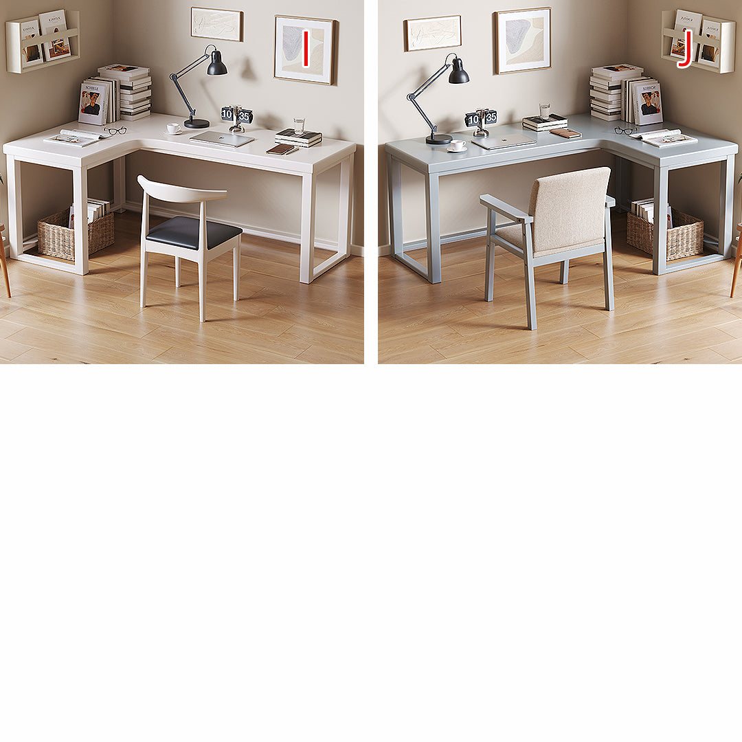 Amari L Shape Office Desk With Chest of Drawers, More Colors