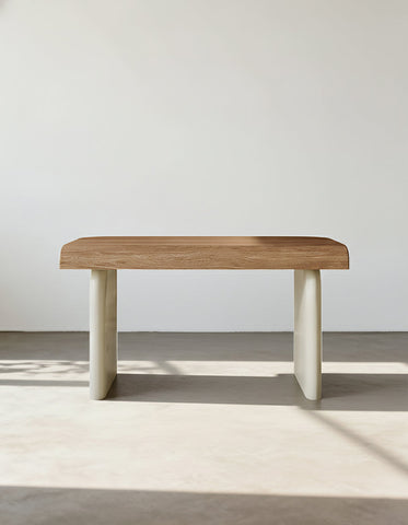 Baker Office Desk With Drawers, Solid Wood