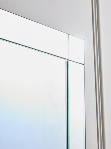 Milania Etched Border Wall Mirror