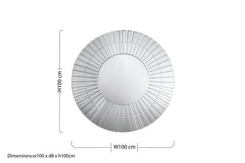 Anson Flared Frame Wall Mirror