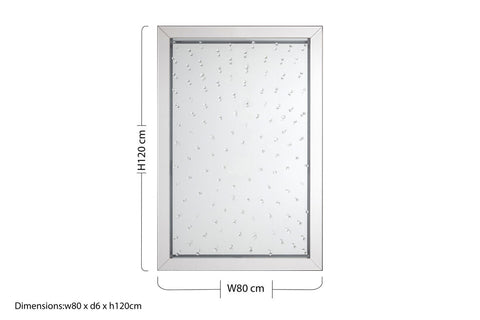 Rivulet Splash Effect Wall Mirror