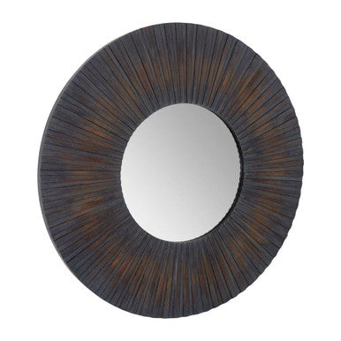 Barn Antique Wood Effect Wall Mirror