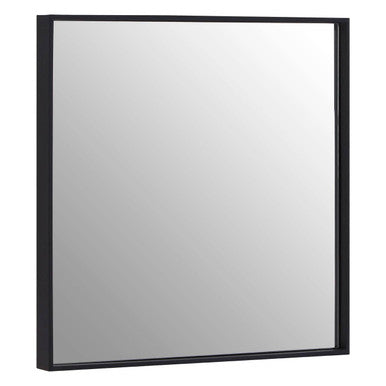 Loretta Matt Black Large Square Wall Mirror
