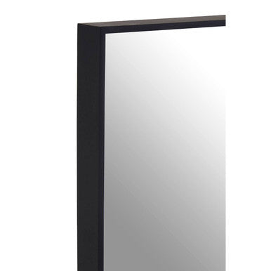 Loretta Matt Black Large Square Wall Mirror
