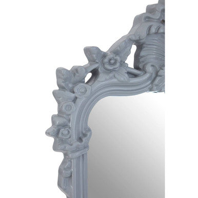 Gabrieli Grey Wall Mirror With Ornate Frame