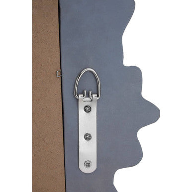 Gabrieli Grey Wall Mirror With Ornate Frame