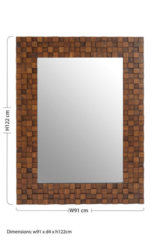 Ruben Dimensional Squares Wall Mirror